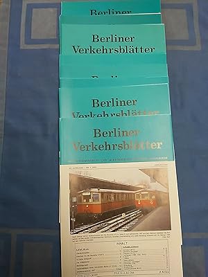 Imagen del vendedor de Berliner Verkehrsbltter. 45. Jahrgang 1998. Heft 1-12 (12 Hefte komplett). Informationsschrift fr Freunde des Berliner Verkehrs. a la venta por Antiquariat BehnkeBuch