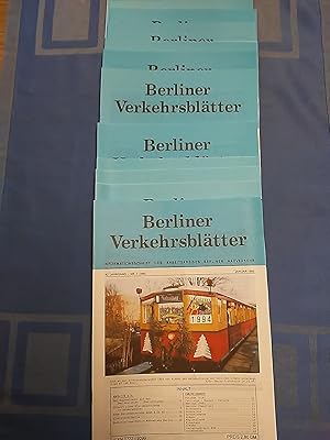 Imagen del vendedor de Berliner Verkehrsbltter. 42. Jahrgang 1995. Heft 1-12 (12 Hefte komplett). Informationsschrift fr Freunde des Berliner Verkehrs. a la venta por Antiquariat BehnkeBuch