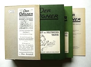 Der Gegner. Blätter zur Kritik der Zeit. Alle Jahrgänge - komplett 1919 - 1922, hrsg. v. Julian G...
