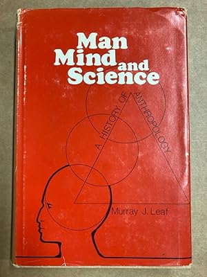 Bild des Verkufers fr Man, Mind and Science, A History of Anthropology. zum Verkauf von Plurabelle Books Ltd