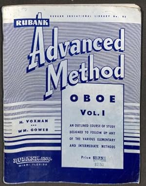 Bild des Verkufers fr Rubank Advanced Method - Oboe Vol. 1 (Rubank Educational Library, 92) zum Verkauf von WeBuyBooks