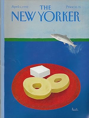 Seller image for The New Yorker April 6, 1992 Heidi Goennel Cover, Complete Magazine for sale by AcornBooksNH