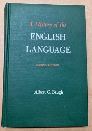 Bild des Verkufers fr A History of the English Language. Second Edition. zum Verkauf von Plurabelle Books Ltd