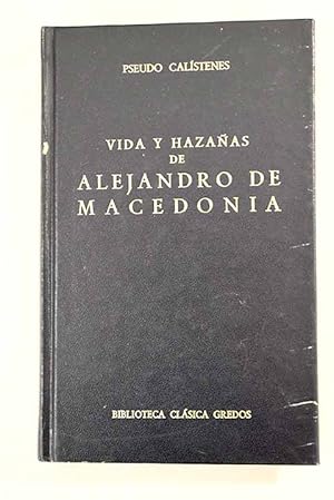 Imagen del vendedor de Vida y hazaas de Alejandro de Macedonia a la venta por Alcan Libros