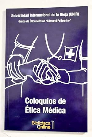 Imagen del vendedor de Coloquios de tica mdica a la venta por Alcan Libros