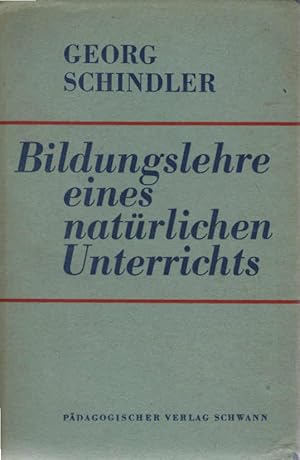 Bildungslehre eines natürlichen Unterrichts.