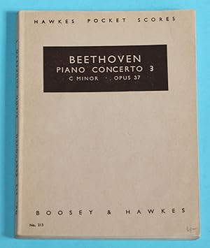 Beethoven - Piano Concerto 3, C Minor, Opus 37 / Hawkes Pocket Scores No. 213 /