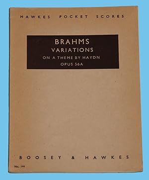 Brahms Variations on a theme by Haydn - Opus 56A / Hawkes Pocket Scores No. 144 /