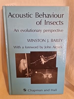 Imagen del vendedor de Acoustic Behaviour of Insects: An Evolutionary Perspective. a la venta por Versandantiquariat Waffel-Schrder