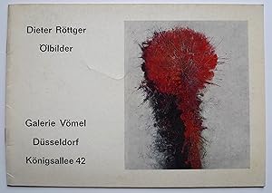 Image du vendeur pour Dieter Rttger. lbilder. Galerie Vmel. Dsseldorf. 20 Januar bis 28. Februar 1967. mis en vente par Roe and Moore
