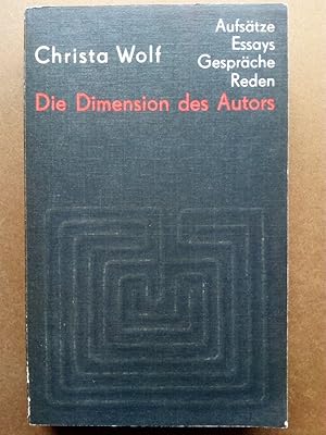 Seller image for Die Dimension des Autors 2. Essays und Aufstze, Reden und Gesprche 1959 - 1985 for sale by Versandantiquariat Jena
