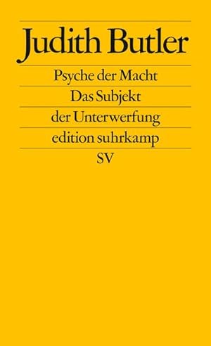 Bild des Verkufers fr Psyche der Macht: Das Subjekt der Unterwerfung (edition suhrkamp) zum Verkauf von Studibuch