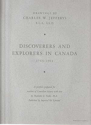 Bild des Verkufers fr Discoverers and Explorers in Canada 1763-1911 zum Verkauf von Silver Creek Books & Antiques