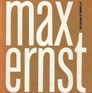 Bild des Verkufers fr Max Ernst zum Verkauf von LEFT COAST BOOKS