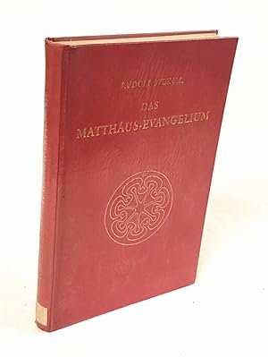 Bild des Verkufers fr Das Matthus-Evangelium. Zwlf Vortrge gehalten in Bern vom 1. bis 12. September 1910. zum Verkauf von Antiquariat Dennis R. Plummer