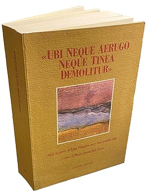 Seller image for UBI NEQUE AERUGO NEQUE TINEA DEMOLITUR. STUDI IN ONORE DI LUIGI PELLEGRINI PER I SUOI SETTANTA ANNI. A CURA DI MARIA GRAZIA DEL FUOCO for sale by CivicoNet, Libreria Virtuale