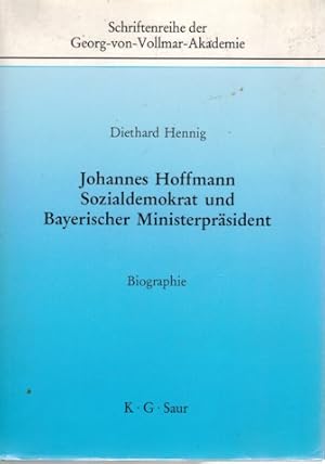 Johannes Hoffmann, Sozialdemokrat und bayerischer Ministerpräsident Biographie