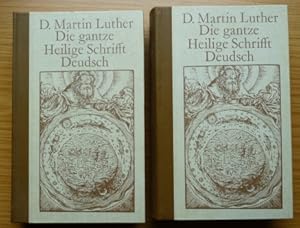 Die gantze Heilige Schrifft Deudsch. Wittenberg 1545, 2 Bände komplett. Letzte zu Luthers Lebzeit...