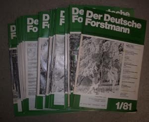 Der Deutsche Forstmann; Verbandsorgan des Bundes Deutscher Forstmänner; 1/81 - 12/83; 3 Jahrgänge...
