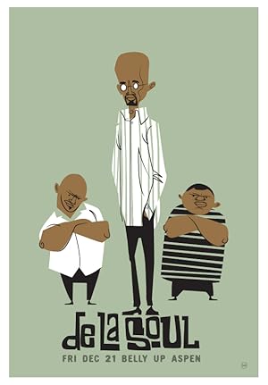 2007 American Concert Poster, De La Soul (Belly Up)