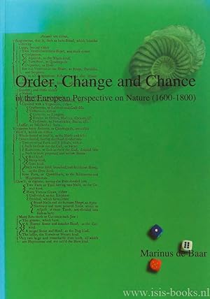 Bild des Verkufers fr Order, change and chance in the European perspective on nature (1600-1800). zum Verkauf von Antiquariaat Isis