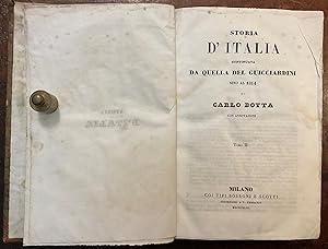 Storia d'Italia continuata da quella del Guicciardini sino al 1814, con annotazioni. Tomo II