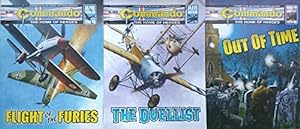 Bild des Verkufers fr Commando War Comics: The Home of Heroes - Flight of the Furies; The Duellist; Out of Time - 3 comic book bundle zum Verkauf von WeBuyBooks