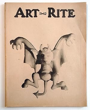 Image du vendeur pour Art-Rite Number 11-12 (cover by Edward Ruscha) mis en vente par Marcus Campbell Art Books