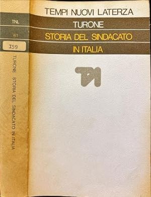 Seller image for Storia del sindacato in Italia (1943-1969). for sale by Libreria La Fenice di Pietro Freggio