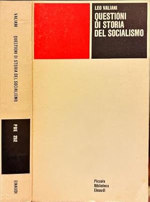 Immagine del venditore per Questioni di storia del socialismo. venduto da Libreria La Fenice di Pietro Freggio