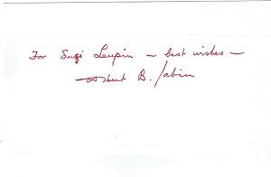 Immagine del venditore per Eigenh. Unterschrift auf Albumblatt. venduto da Kotte Autographs GmbH