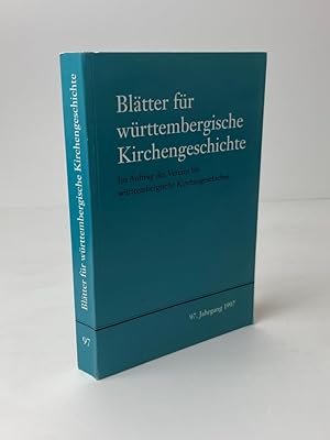 Image du vendeur pour Bltter fr wrttembergische Kirchengeschichte. 97. Jahrgang 1997 mis en vente par BcherBirne