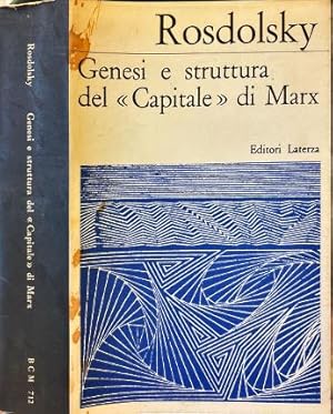 Imagen del vendedor de Genesi e struttura del "Capitale" di Marx. a la venta por Libreria La Fenice di Pietro Freggio