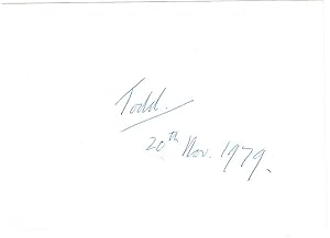 Immagine del venditore per Eigenh. Unterschrift auf Albumblatt. venduto da Kotte Autographs GmbH