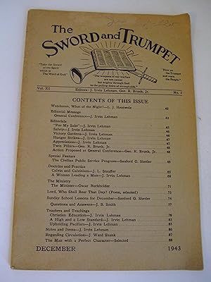 Seller image for The Sword and Trumpet Vol. XI (11) No. 2 December 1943 for sale by Lily of the Valley Books