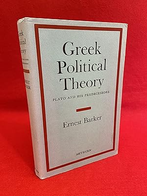 Greek Political Theory Plato and His Predecessors