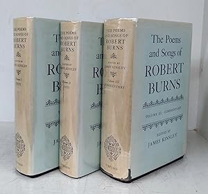 Imagen del vendedor de The Poems and Songs of Robert Burns. Vol. I Text. Vol. II Text. Vol. III Commentary a la venta por Attic Books (ABAC, ILAB)