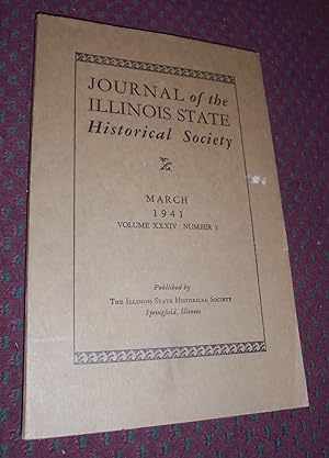 Journal of the Illinois State Historical Society, Volume XXXIV, Number 1, March, 1941, A Confeder...
