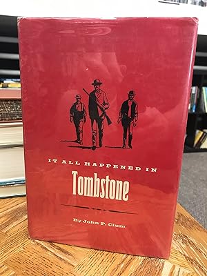 Immagine del venditore per It All Happened in Tombstone venduto da THE PRINTED GARDEN, ABA, MPIBA