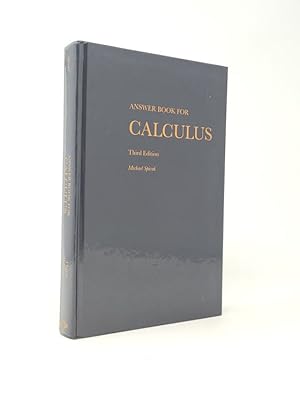 Seller image for Answer Book for Calculus, Third Edition for sale by Munster & Company LLC, ABAA/ILAB