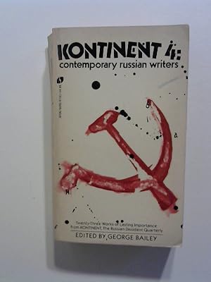 Image du vendeur pour Kontinent 4: Contemporary Russian writers. mis en vente par Buecherhof