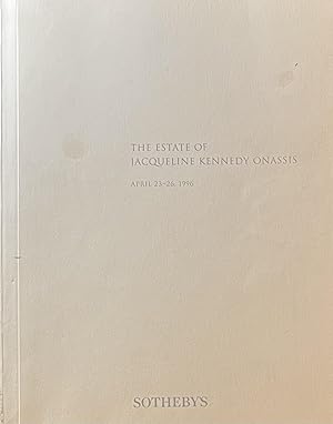 The Estate of Jacqueline Kennedy Onassis, April 23-26, 1996