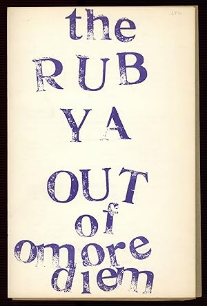 Bild des Verkufers fr The Rub-Ya-Out of Omore Diem zum Verkauf von Between the Covers-Rare Books, Inc. ABAA