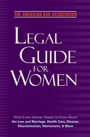 Imagen del vendedor de Legal Guide for Women a la venta por GreatBookPrices