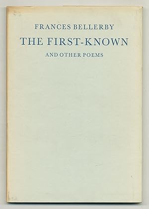 Seller image for The First-Known and Other Poems for sale by Between the Covers-Rare Books, Inc. ABAA