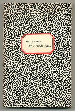 Imagen del vendedor de How to Write a la venta por Between the Covers-Rare Books, Inc. ABAA