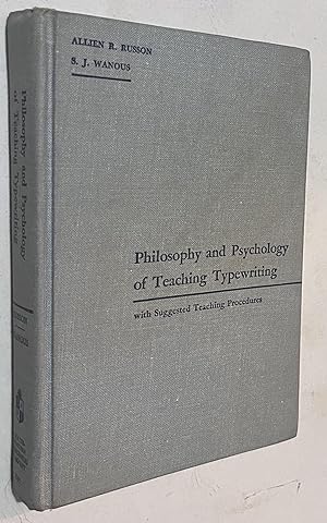Seller image for Philosophy and Psychology of Teaching Typewriting for sale by Once Upon A Time