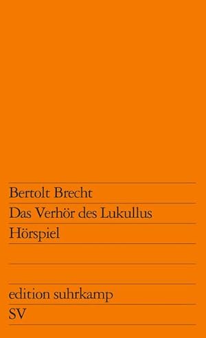 Seller image for Das Verhr des Lukullus Hrspiel for sale by antiquariat rotschildt, Per Jendryschik