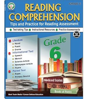 Image du vendeur pour Reading Comprehension Grade 6 : Tips and Practices for Reading Assessment mis en vente par GreatBookPrices