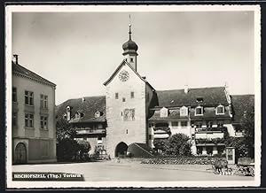 Ansichtskarte Bischofszell, Blick zum Torturm